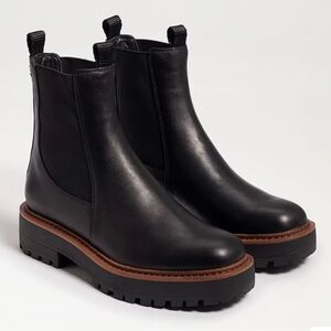 Sam Edelman Laguna Chelsea Boot size 7.5 Wide Black